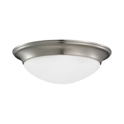 Nash 14" 2-Light Flush Mount, Brushed Nickel Finish