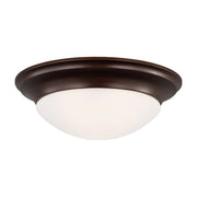 Nash 17" 3-Light Flush Mount, Bronze Finish