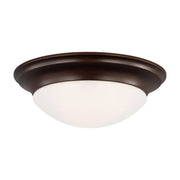 Nash 17" 3-Light LED Flush Mount, Bronze Finish