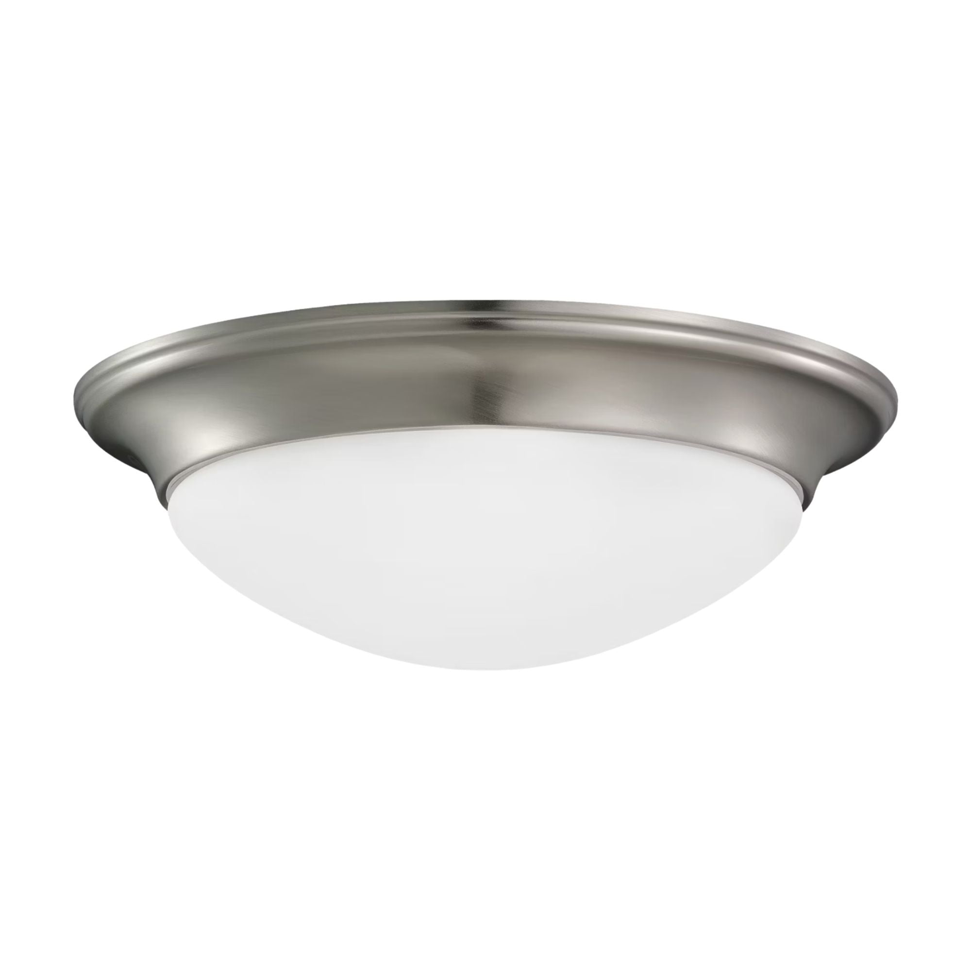 Nash 17" 3-Light LED Flush Mount, Brushed Nickel Finish