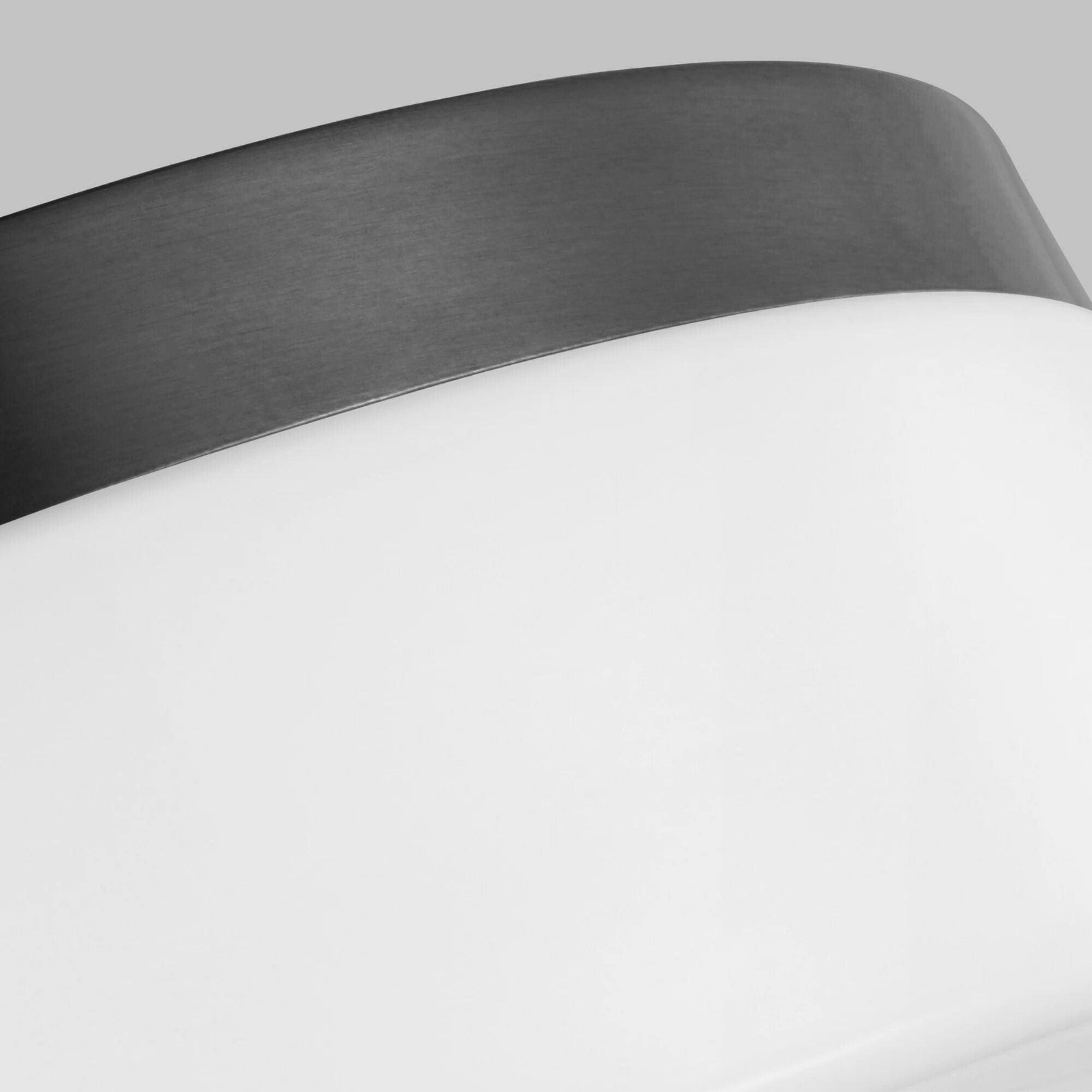 Rhett 12" LED Flush Mount, Midnight Black Finish