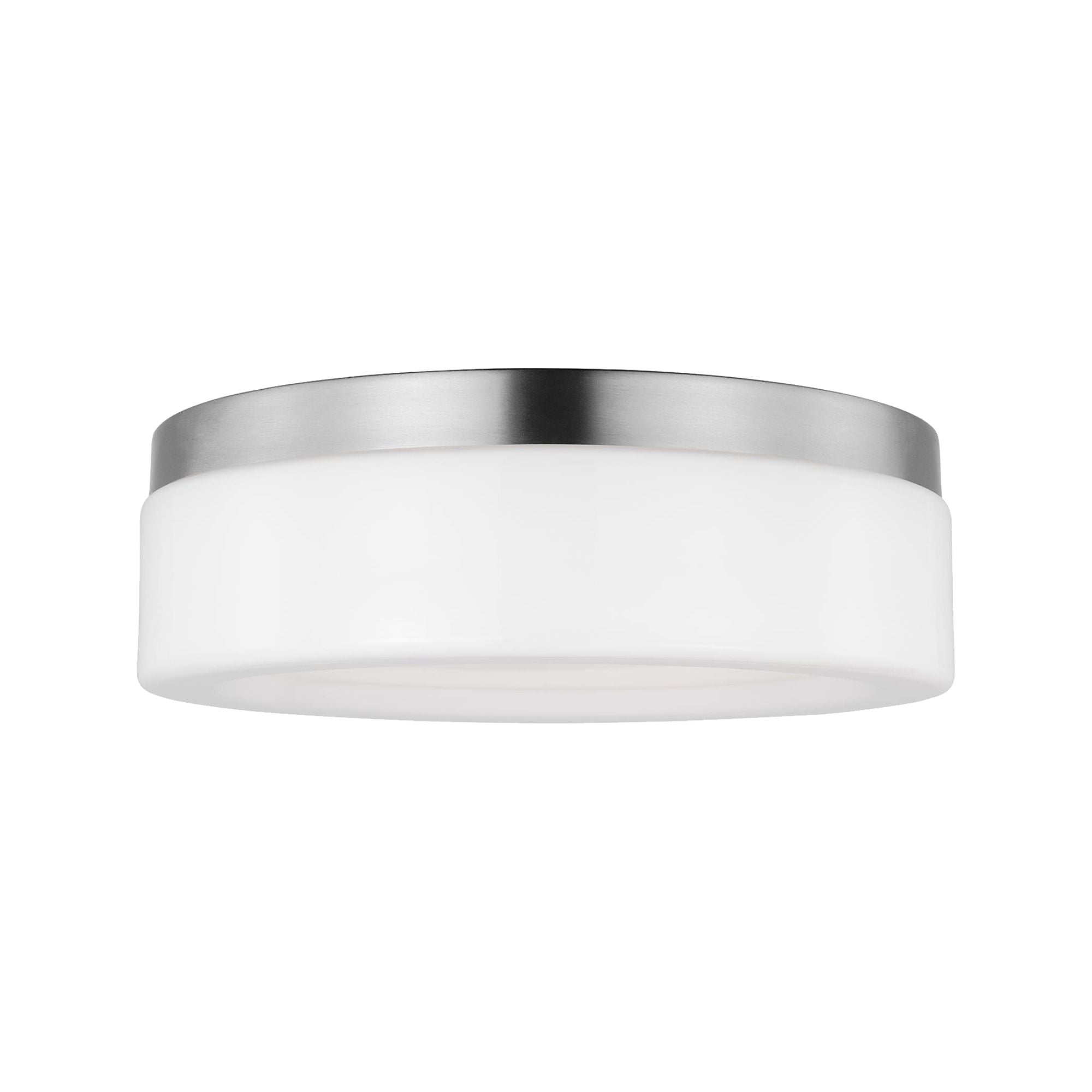 Rhett 12" LED Flush Mount, Brushed Nickel Finish