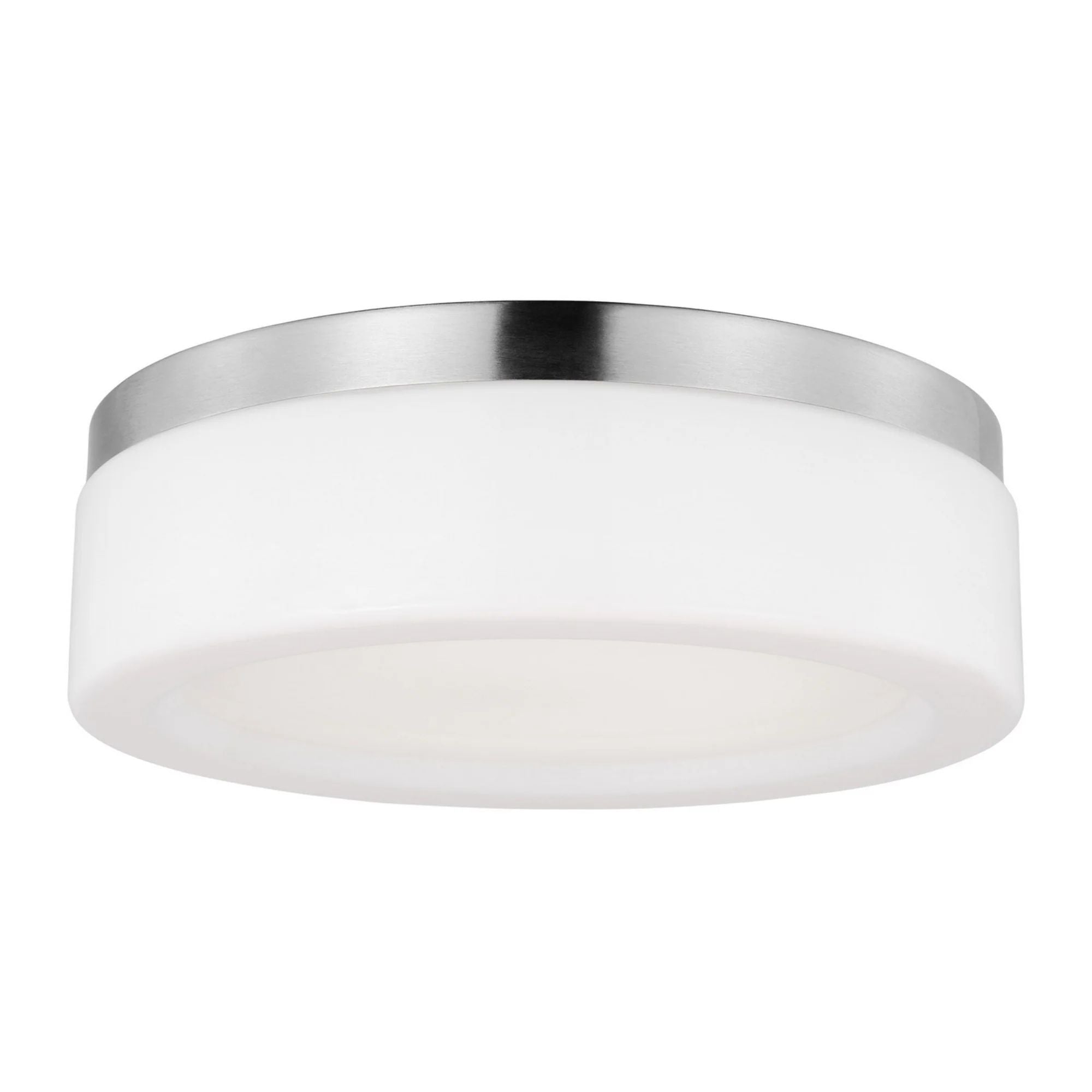Rhett 12" LED Flush Mount, Brushed Nickel Finish