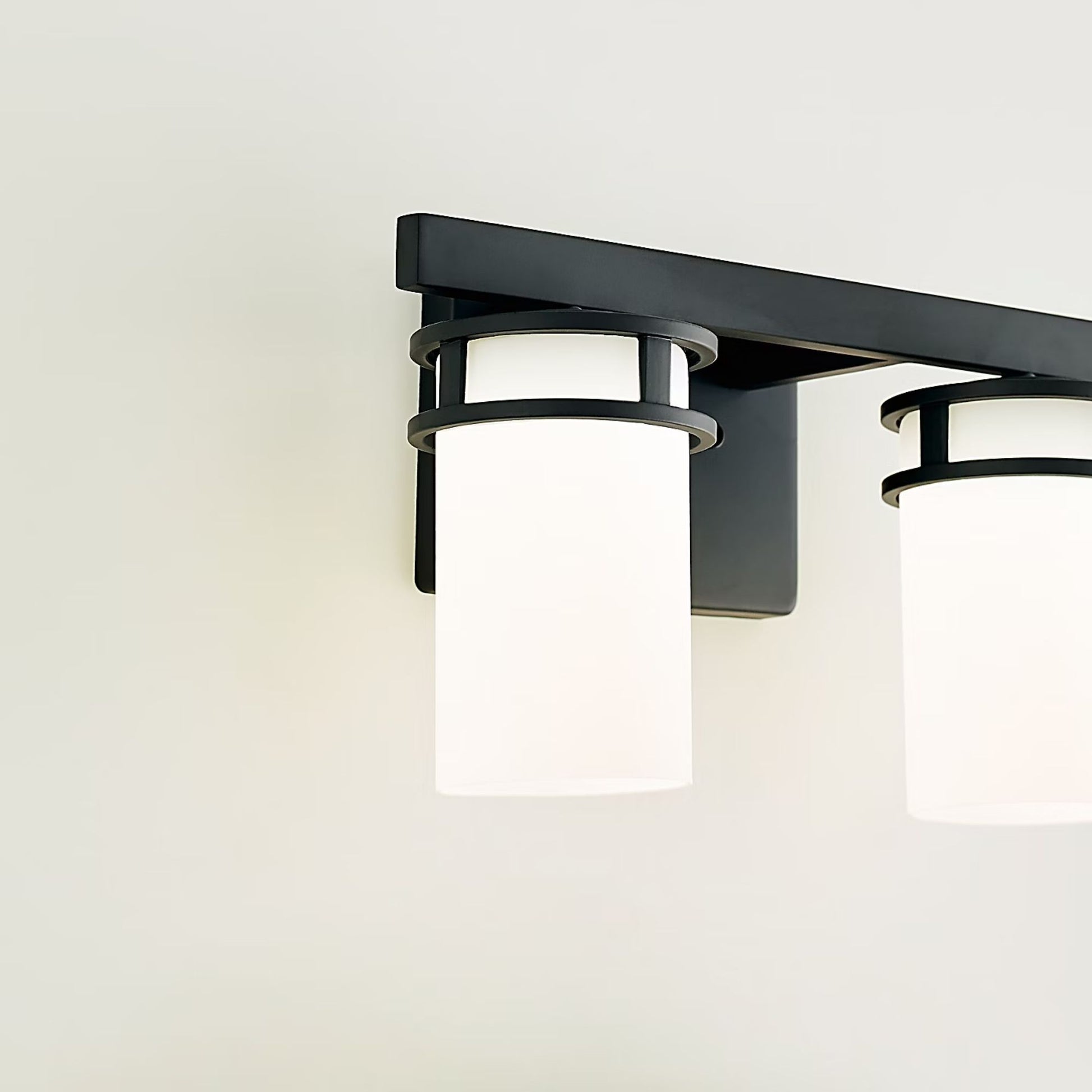 Generation Lighting - Robie 14" 2-Light LED Bath Sconce, Midnight Black Finish | Bees Lighting