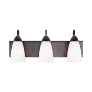 Seville 21" 3-Light Bathroom Vanity, Bronze Finish