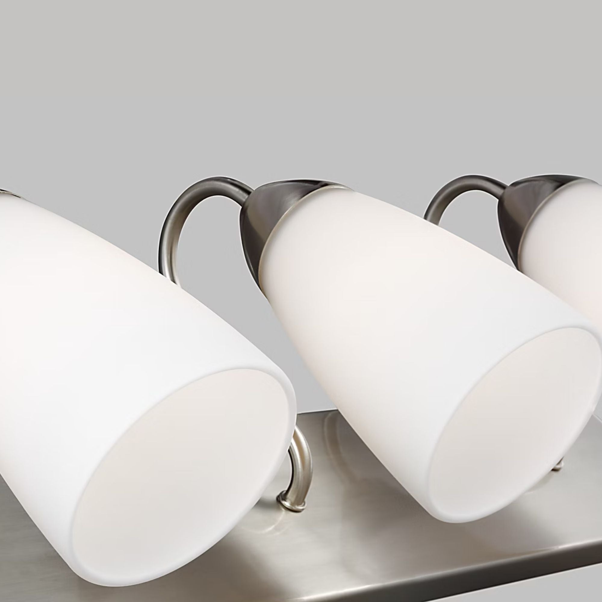 Seville 21" 3-Light Bathroom Vanity, Brushed Nickel Finish