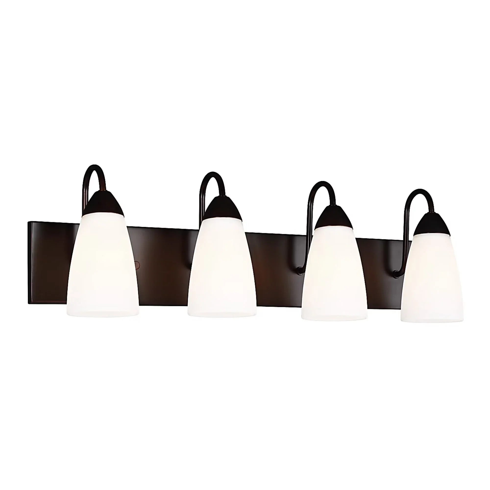 Seville 28" 4-Light LED Bathroom Vanity, Bronze Finish