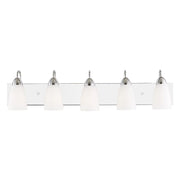 Seville 36" 5-Light LED Bathroom Vanity, Chrome Finish