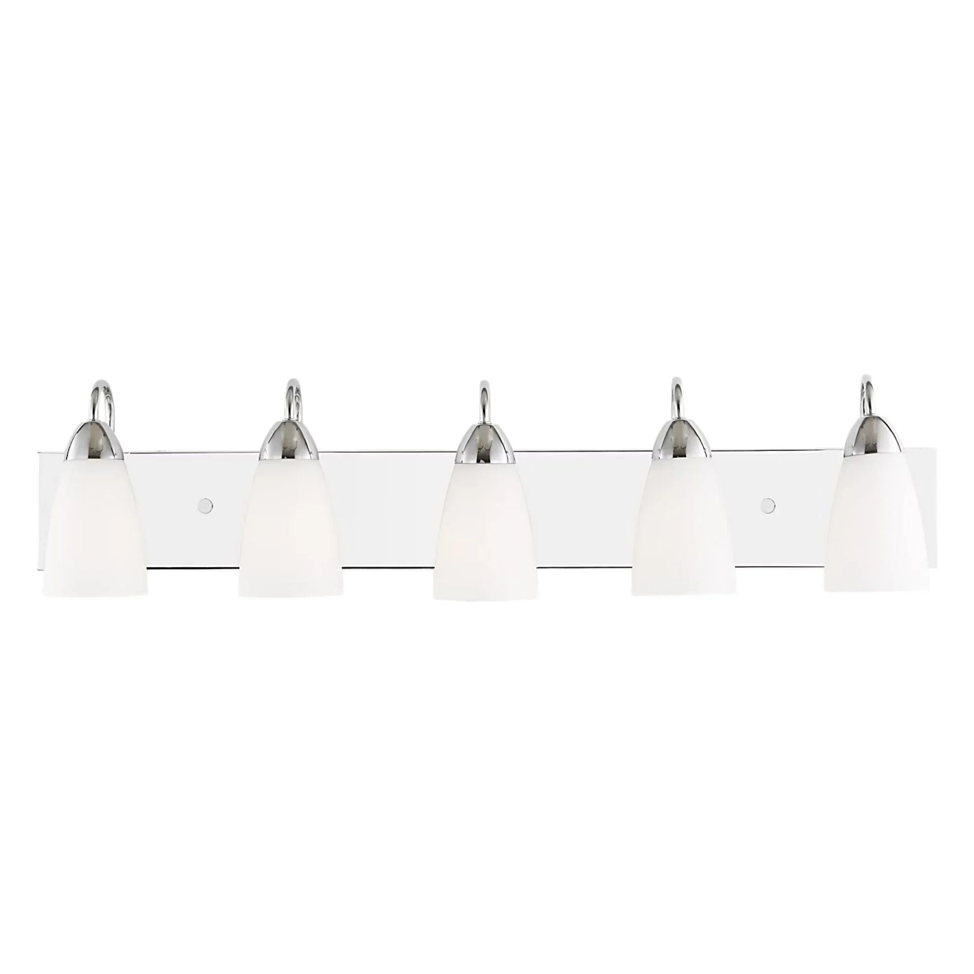 Seville 36" 5-Light LED Bathroom Vanity, Chrome Finish