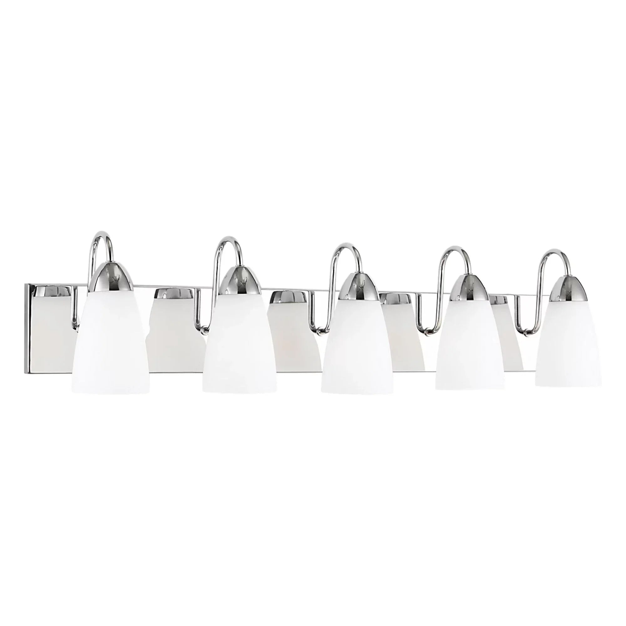 Seville 36" 5-Light LED Bathroom Vanity, Chrome Finish
