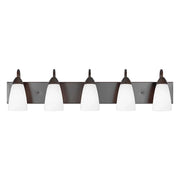 Seville 36" 5-Light LED Bathroom Vanity, Bronze Finish