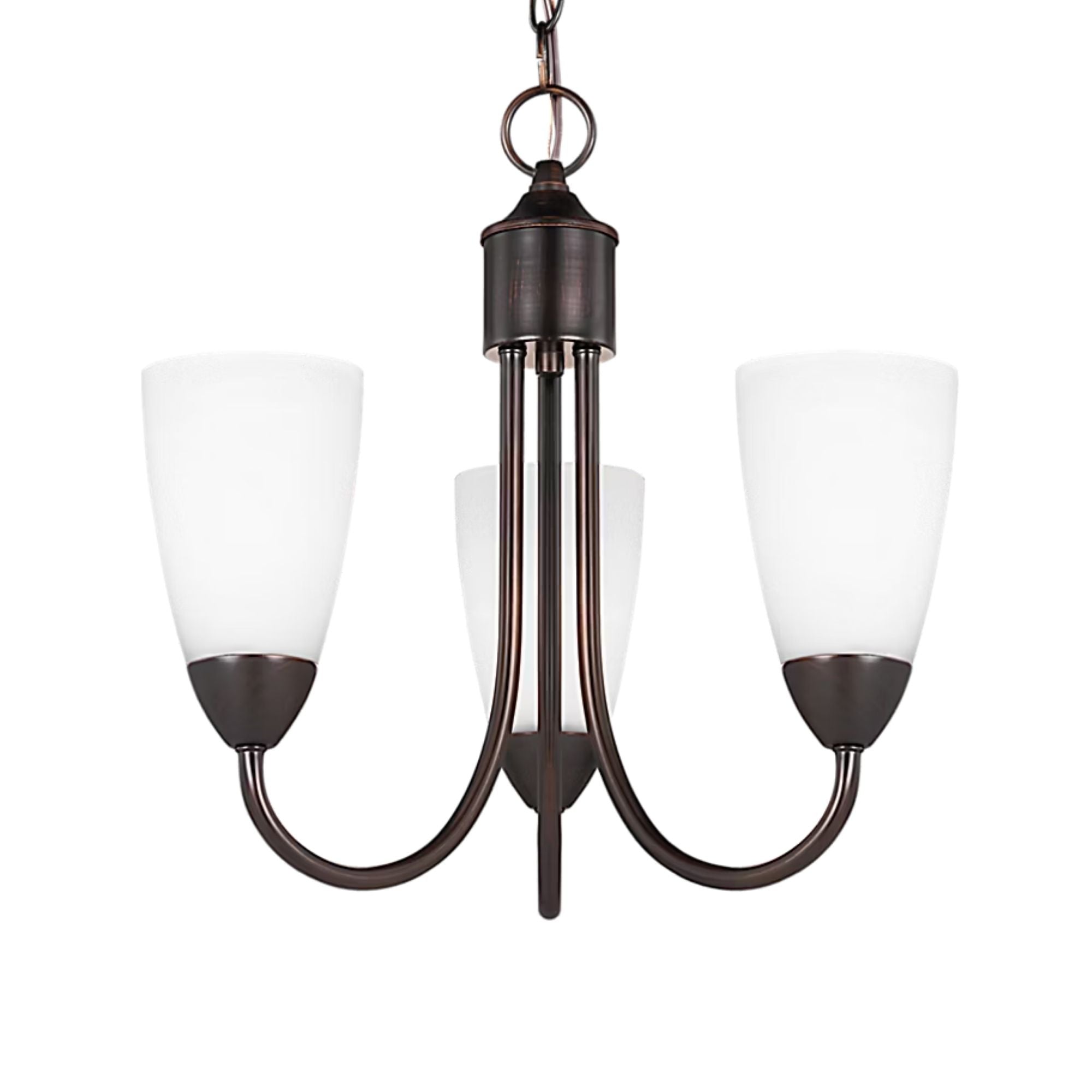 Seville 17" 3-Light Chandelier, Bronze Finish