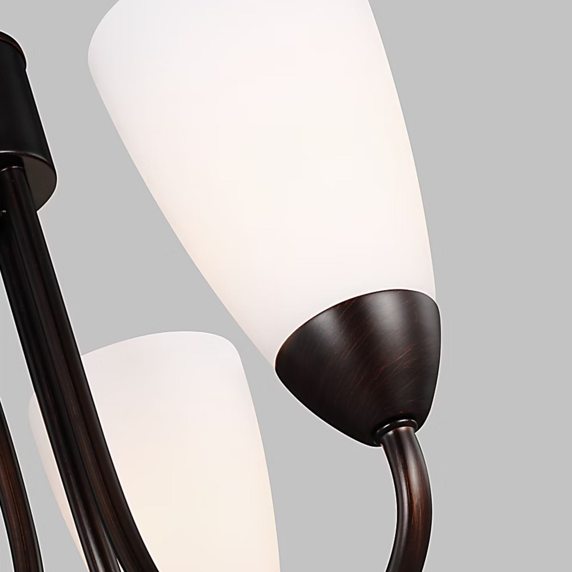 Seville 17" 3-Light LED Chandelier, Bronze Finish