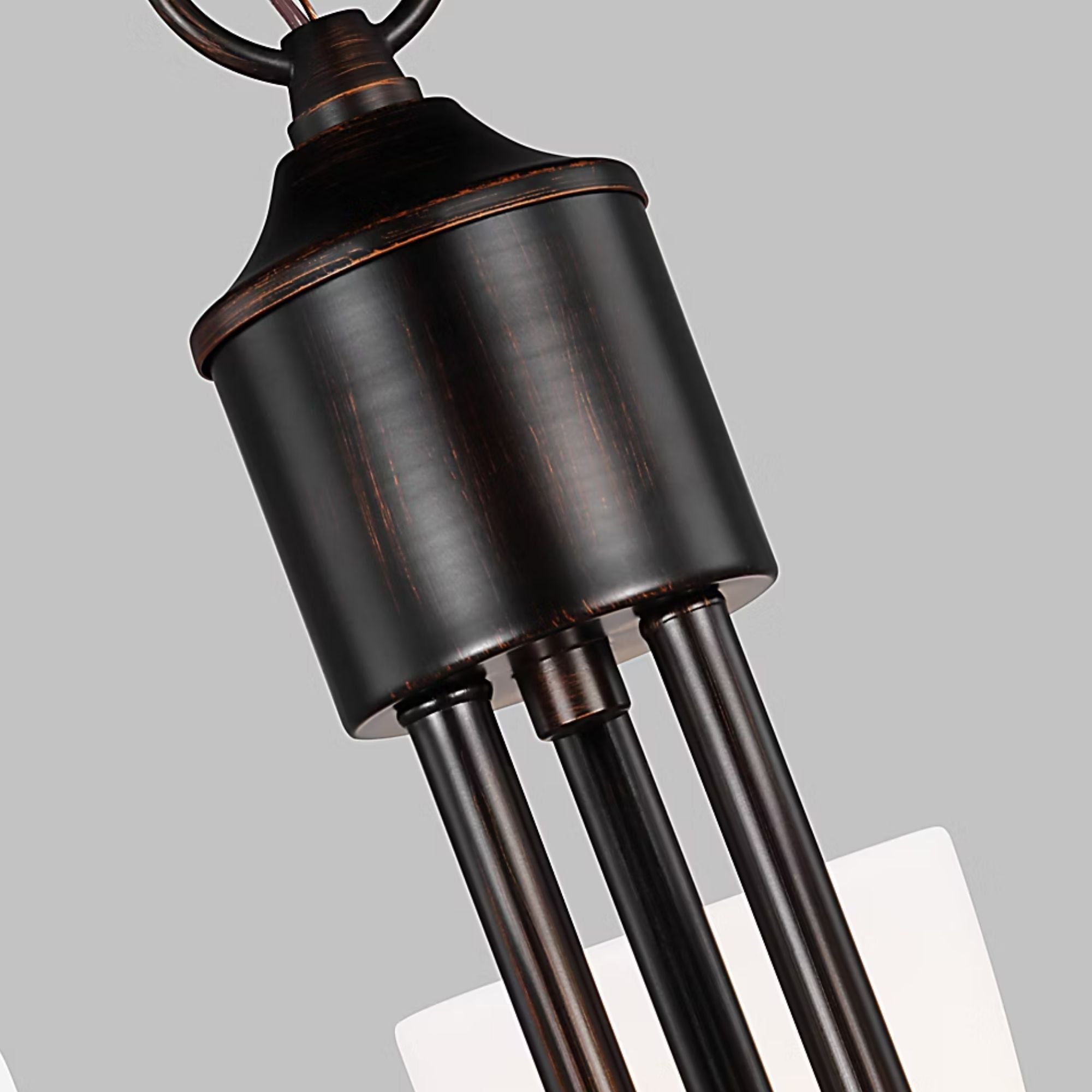 Seville 17" 3-Light LED Chandelier, Bronze Finish