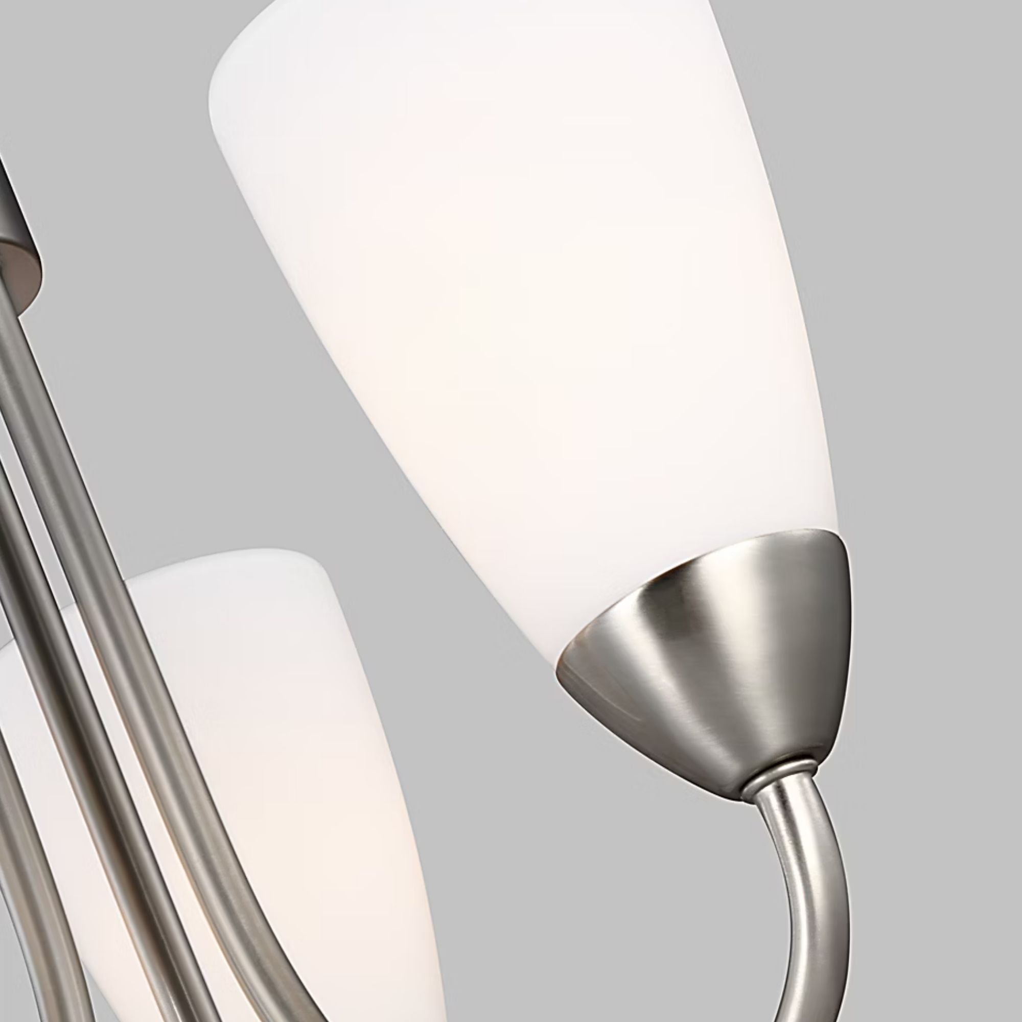 Seville 17" 3-Light LED Chandelier, Brushed Nickel Finish