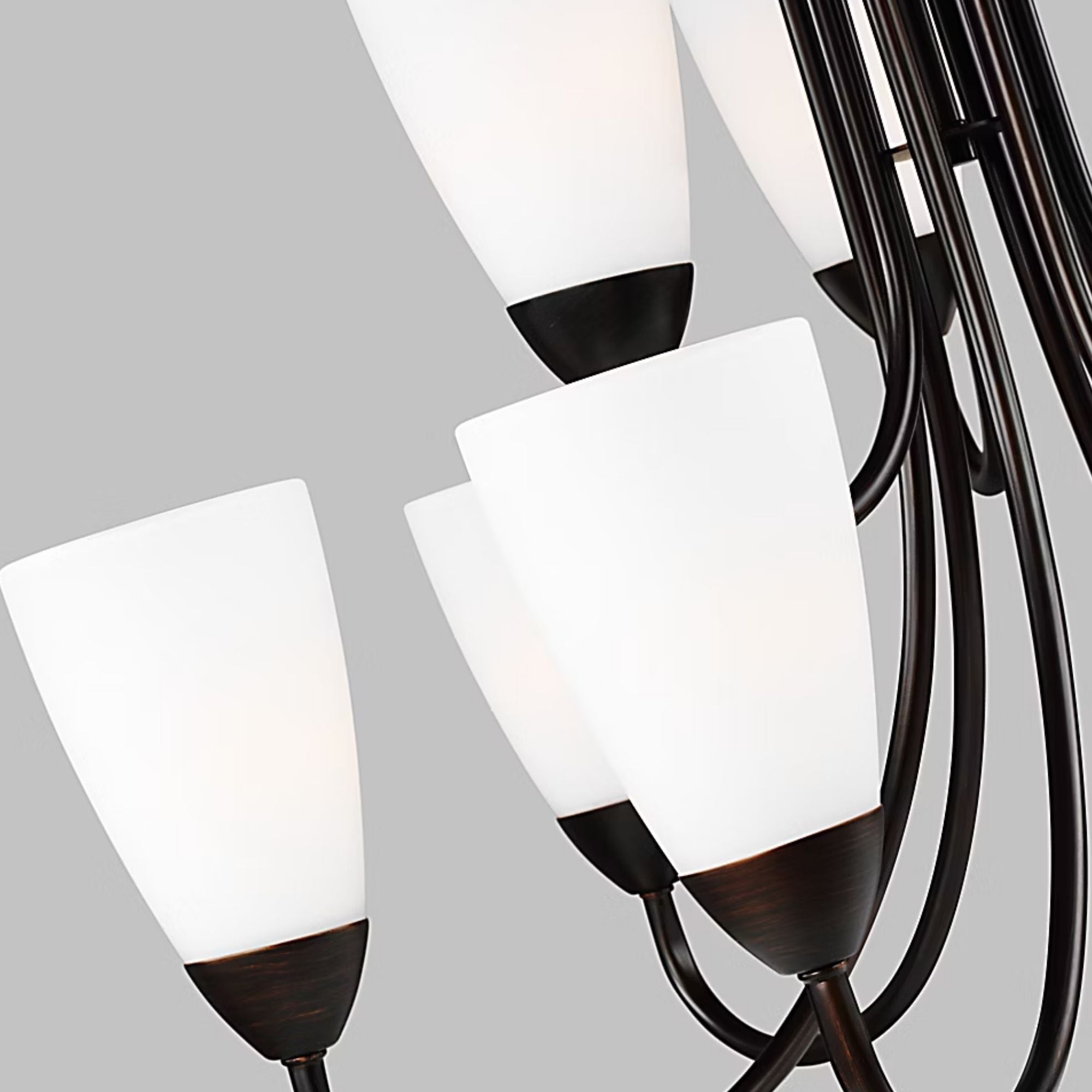 Seville 29" 9-Light Chandelier, Bronze Finish