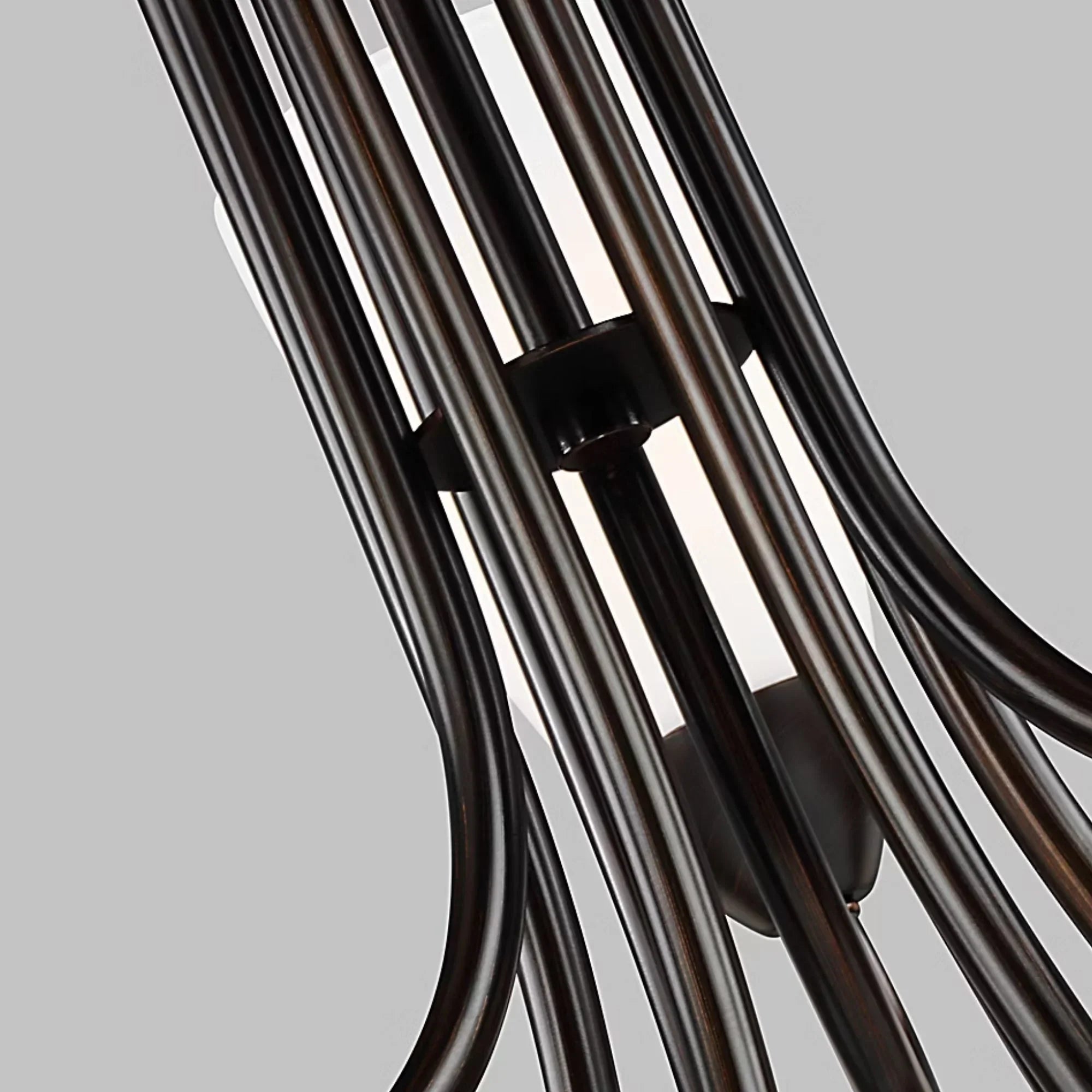Seville 29" 9-Light Chandelier, Bronze Finish