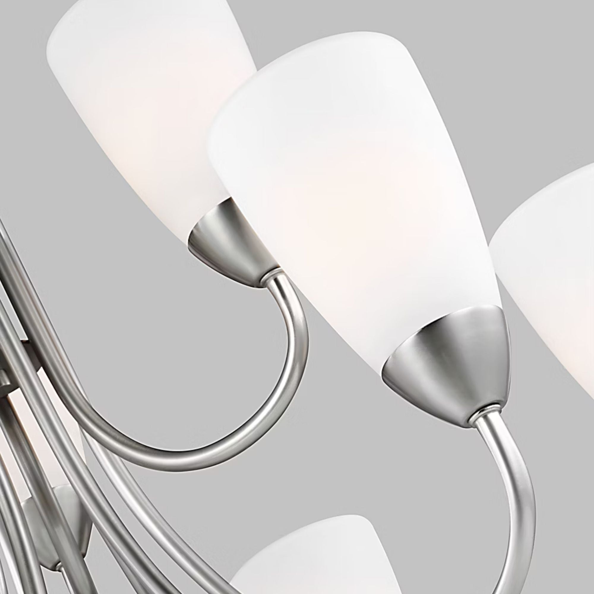 Seville 29" 9-Light Chandelier, Brushed Nickel Finish