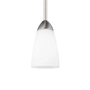 Seville 4" Mini Pendant, Brushed Nickel Finish