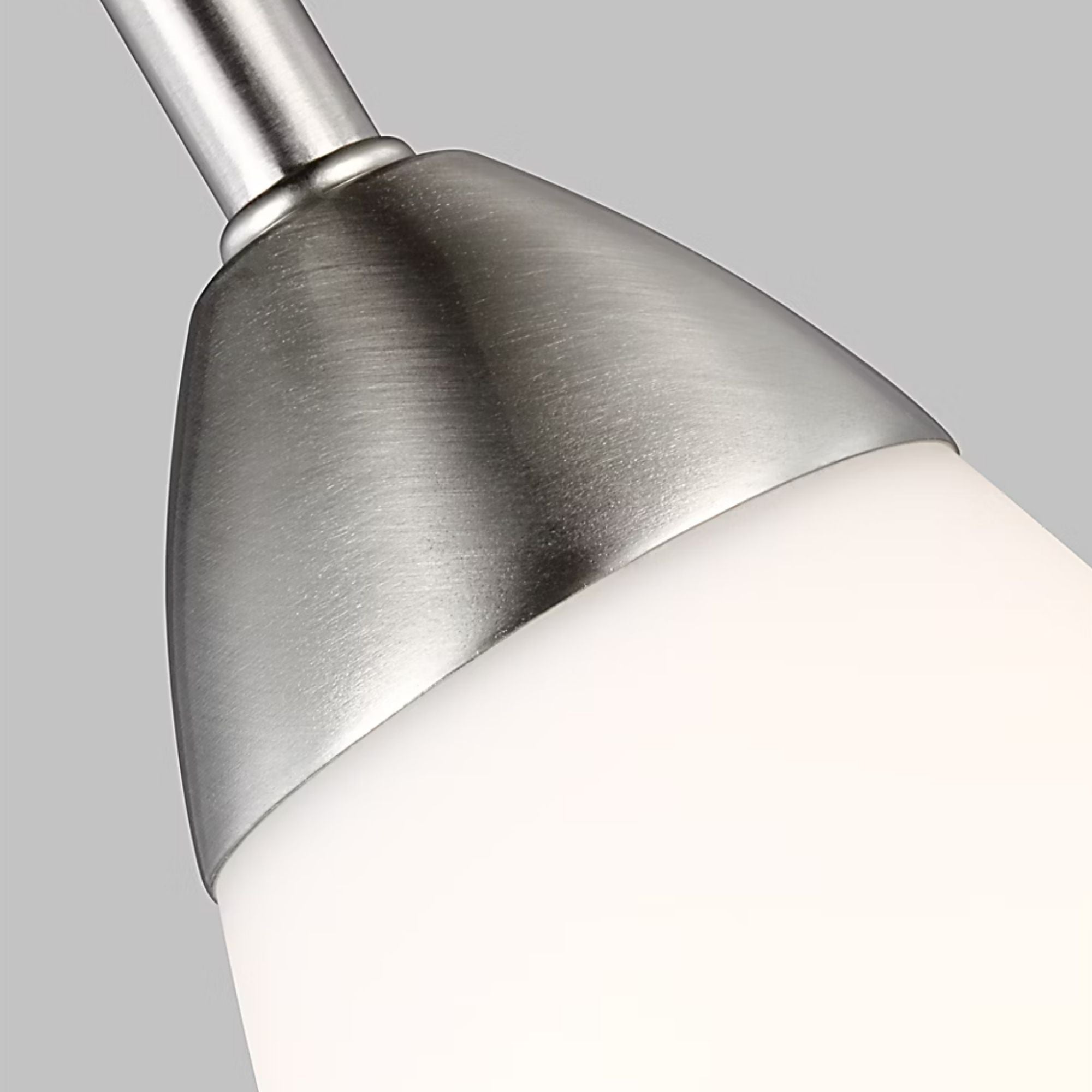 Seville 4" Mini Pendant, Brushed Nickel Finish