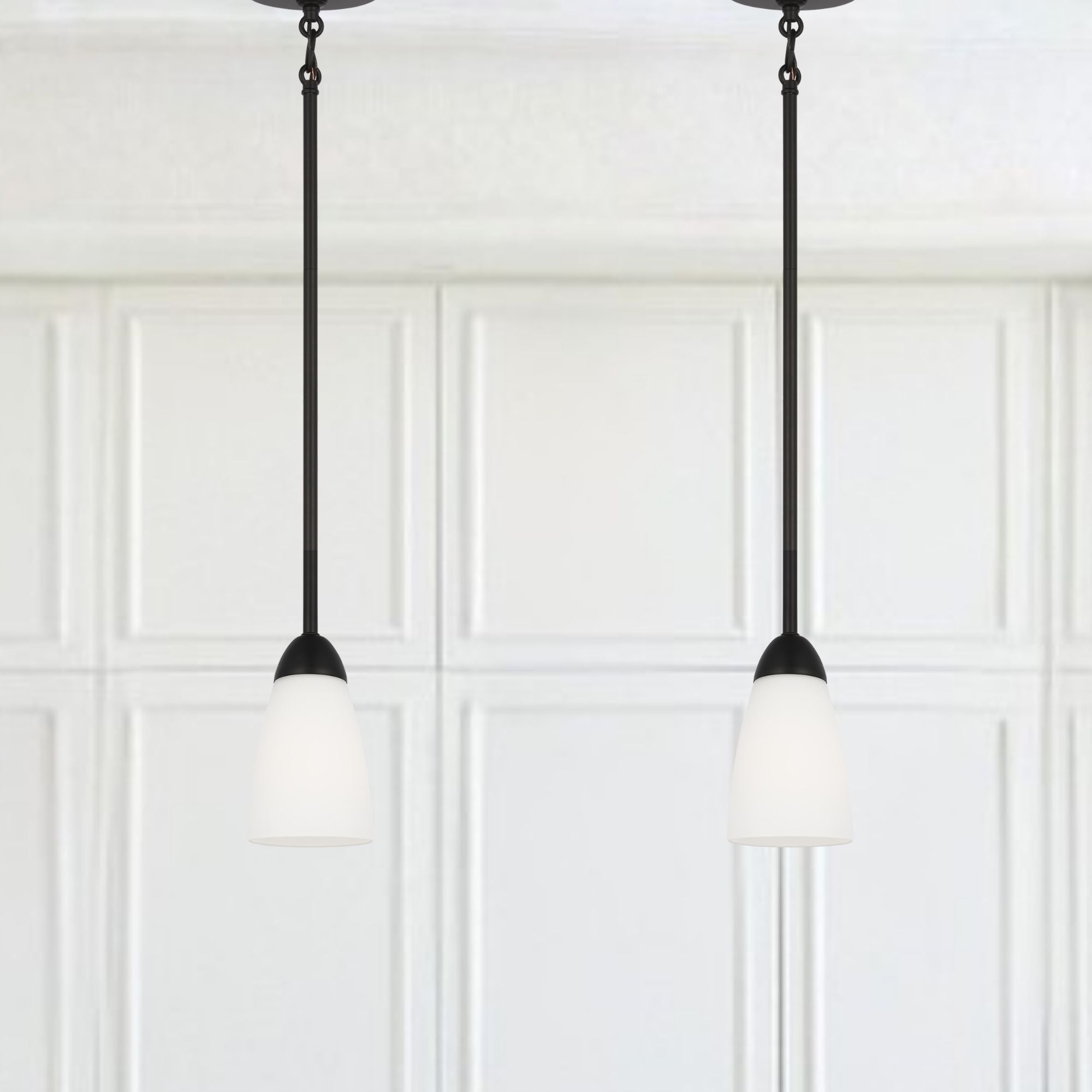 Seville 4" Mini LED Pendant, Midnight Black Finish