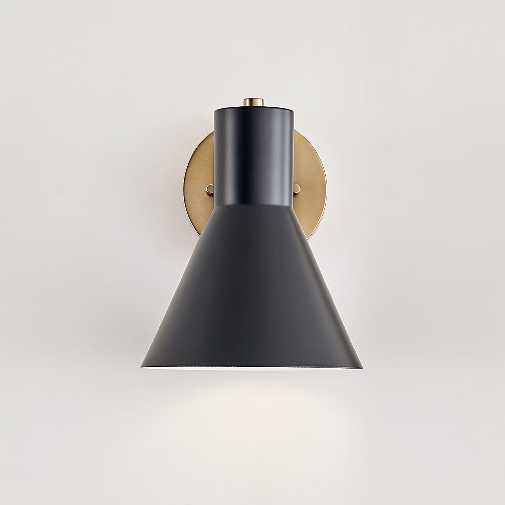 Towner 8" Bath Sconce, Satin Brass Finish