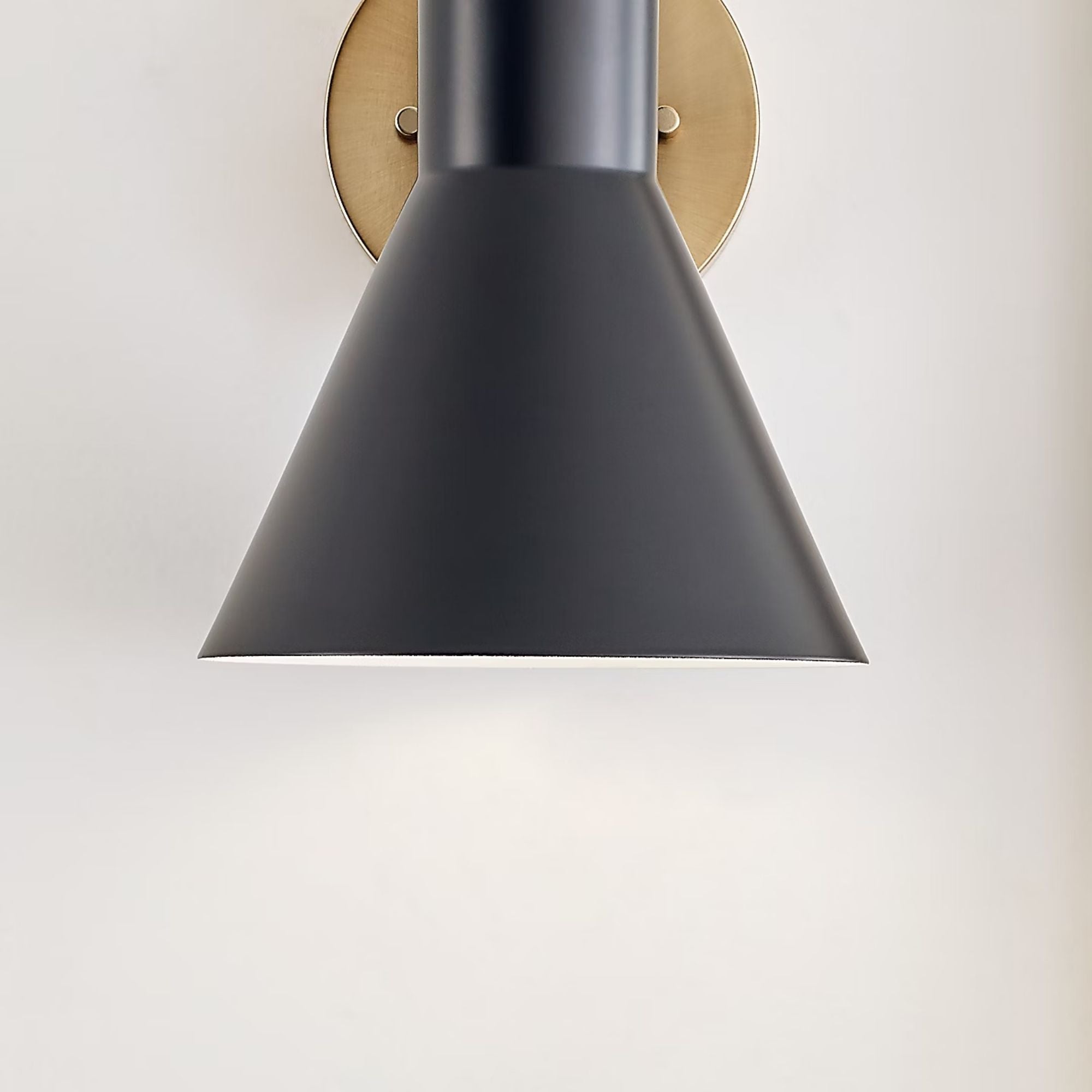 Towner 8" Bath Sconce, Satin Brass Finish