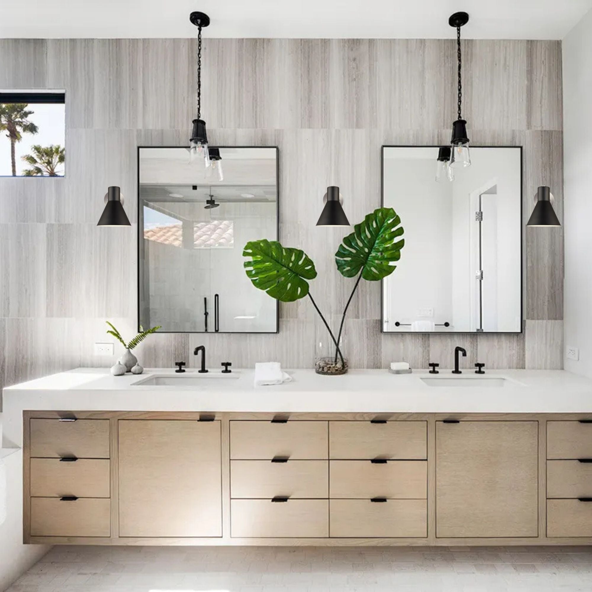 Towner 8" LED Bath Sconce, Brushed Nickel Finish