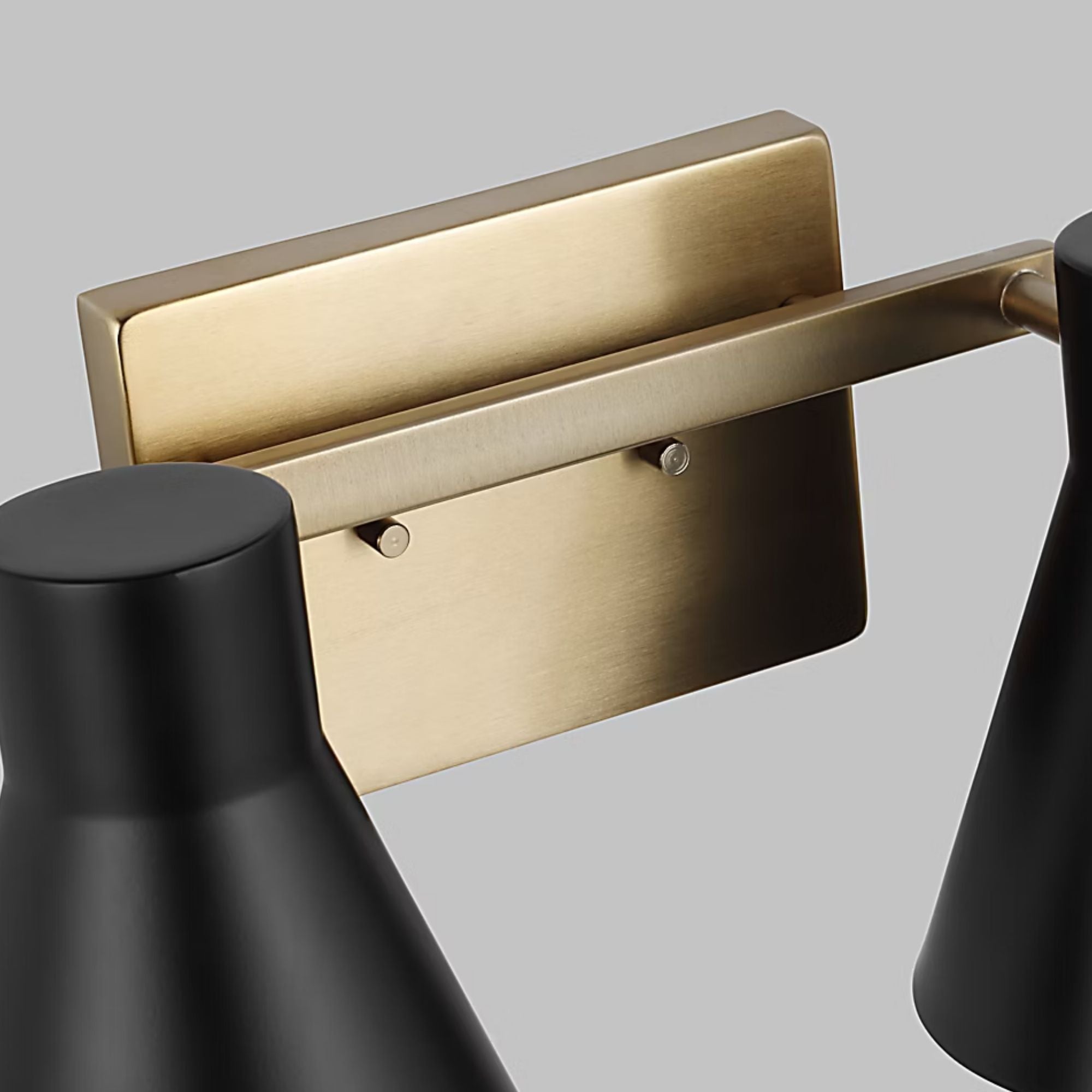 Towner 16" 2-Light Bathroom Vanity, Satin Brass Finish