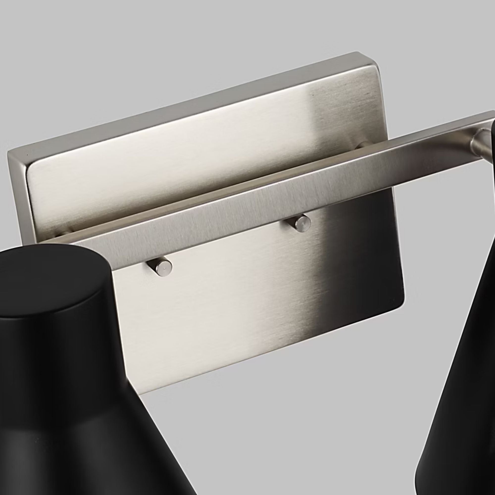 Towner 16" 2-Light Bathroom Vanity, Brushed Nickel Finish