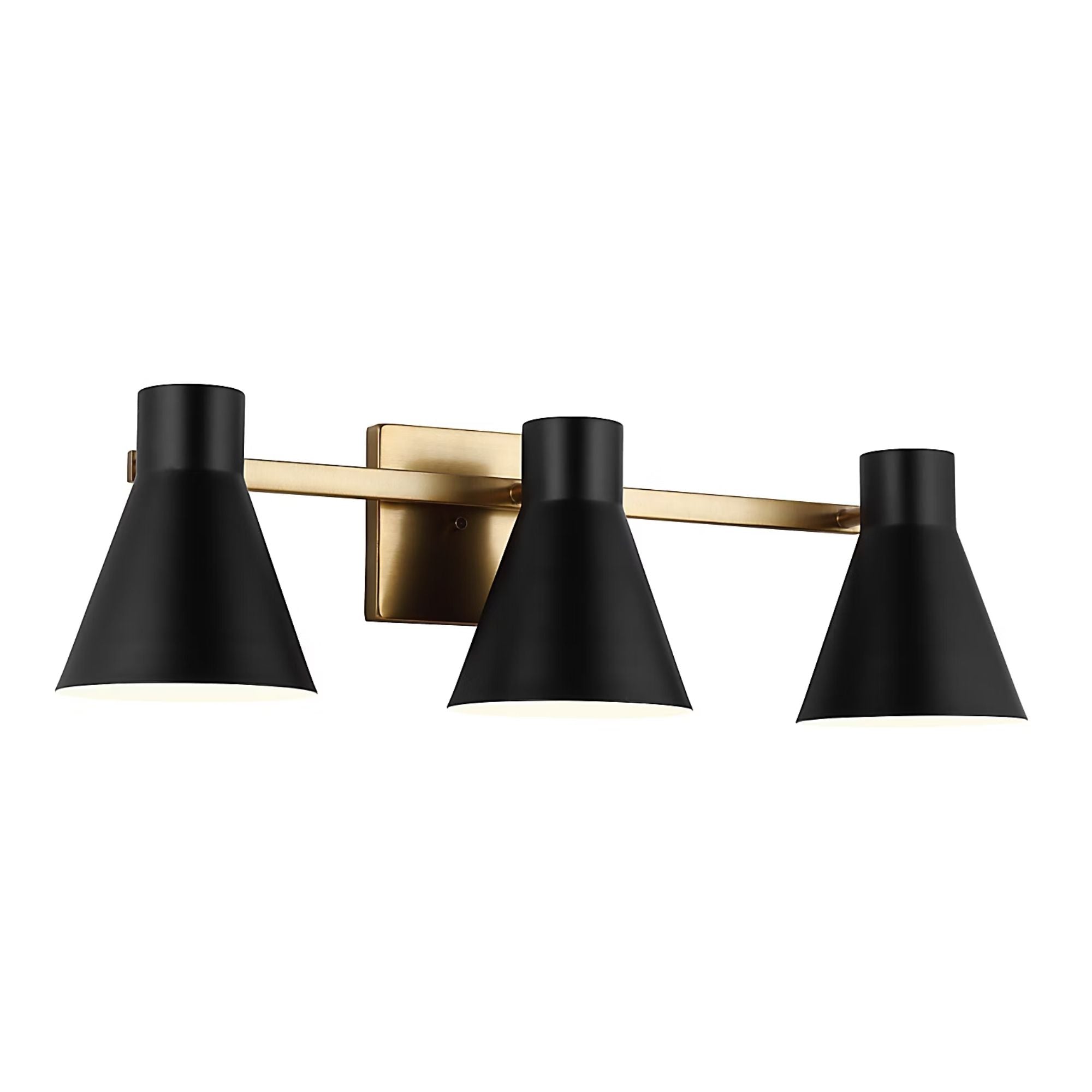 Towner 26" 3-Light Bathroom Vanity, Satin Brass Finish