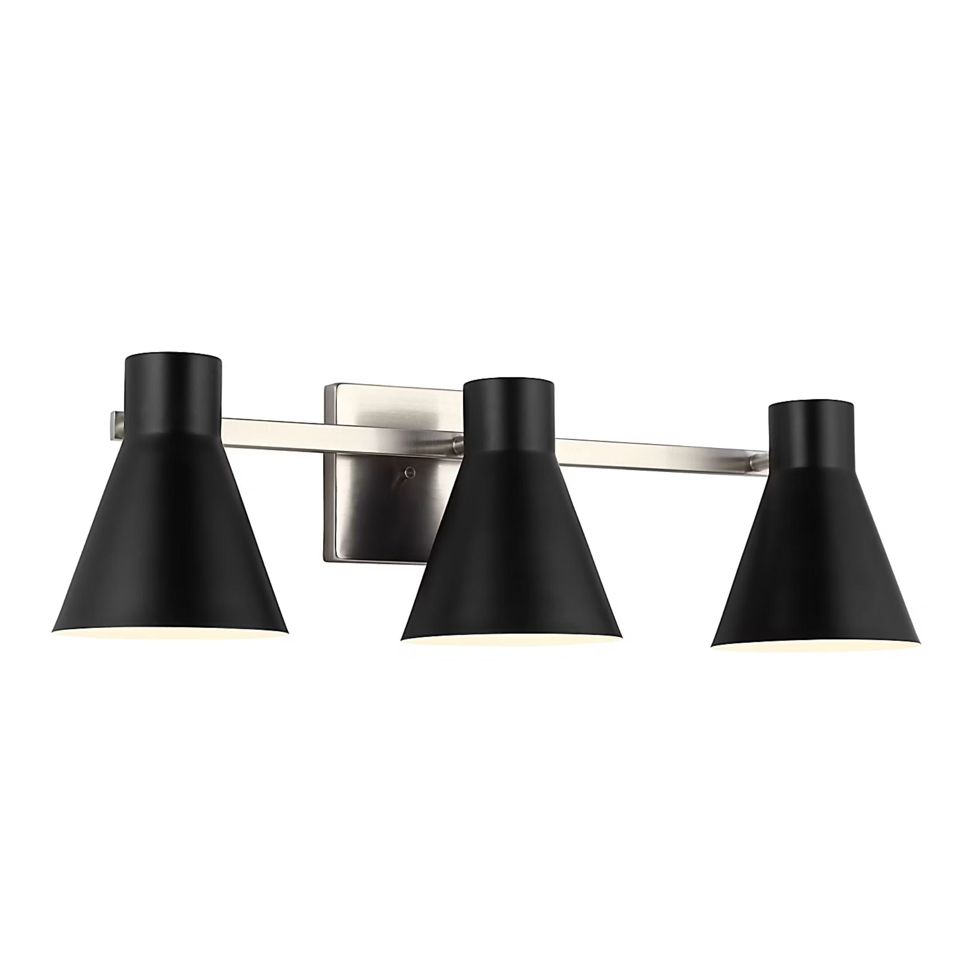 Towner 26" 3-Light Bathroom Vanity, Brushed Nickel Finish