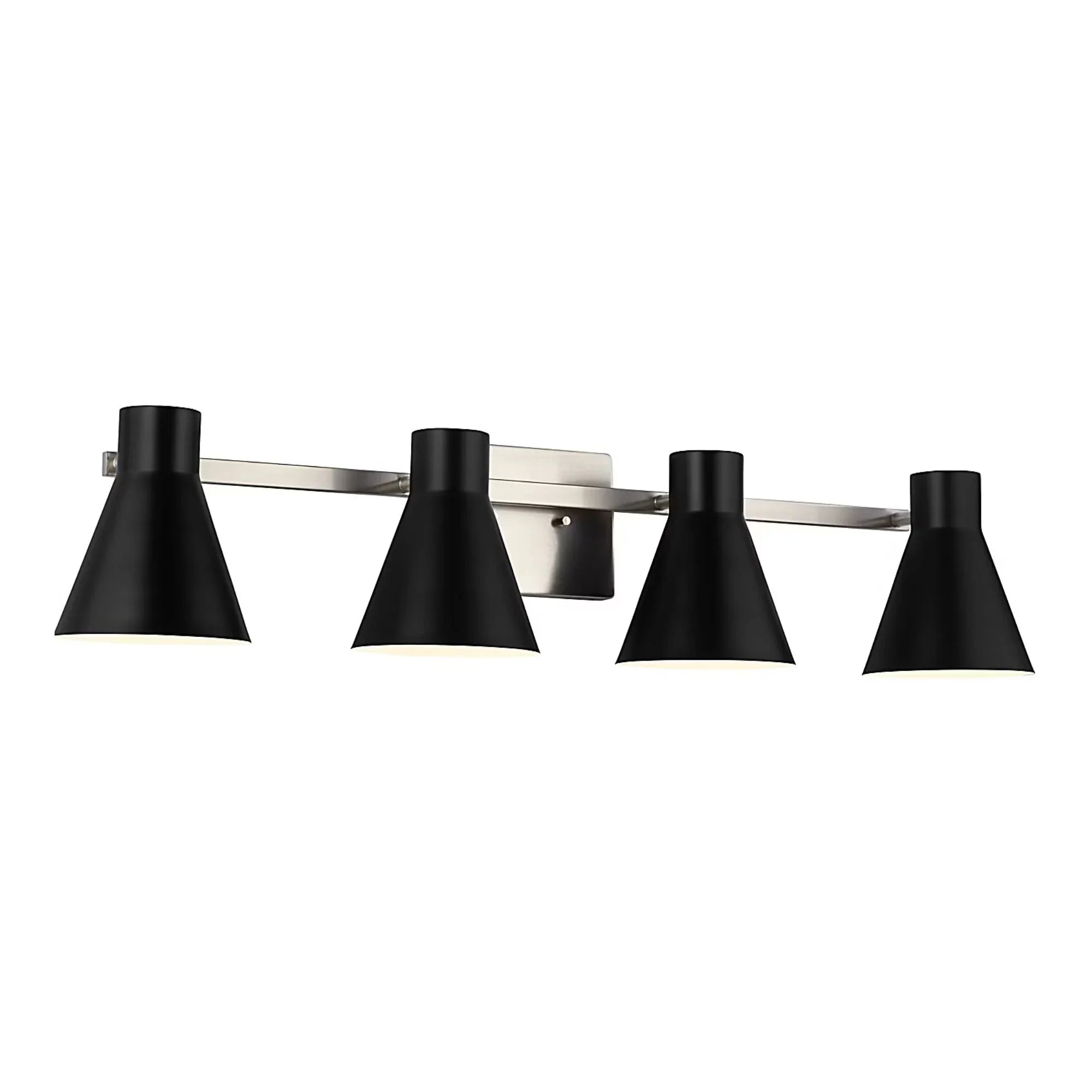 Towner 35" 4-Light LED Bathroom Vanity, Brushed Nickel Finish