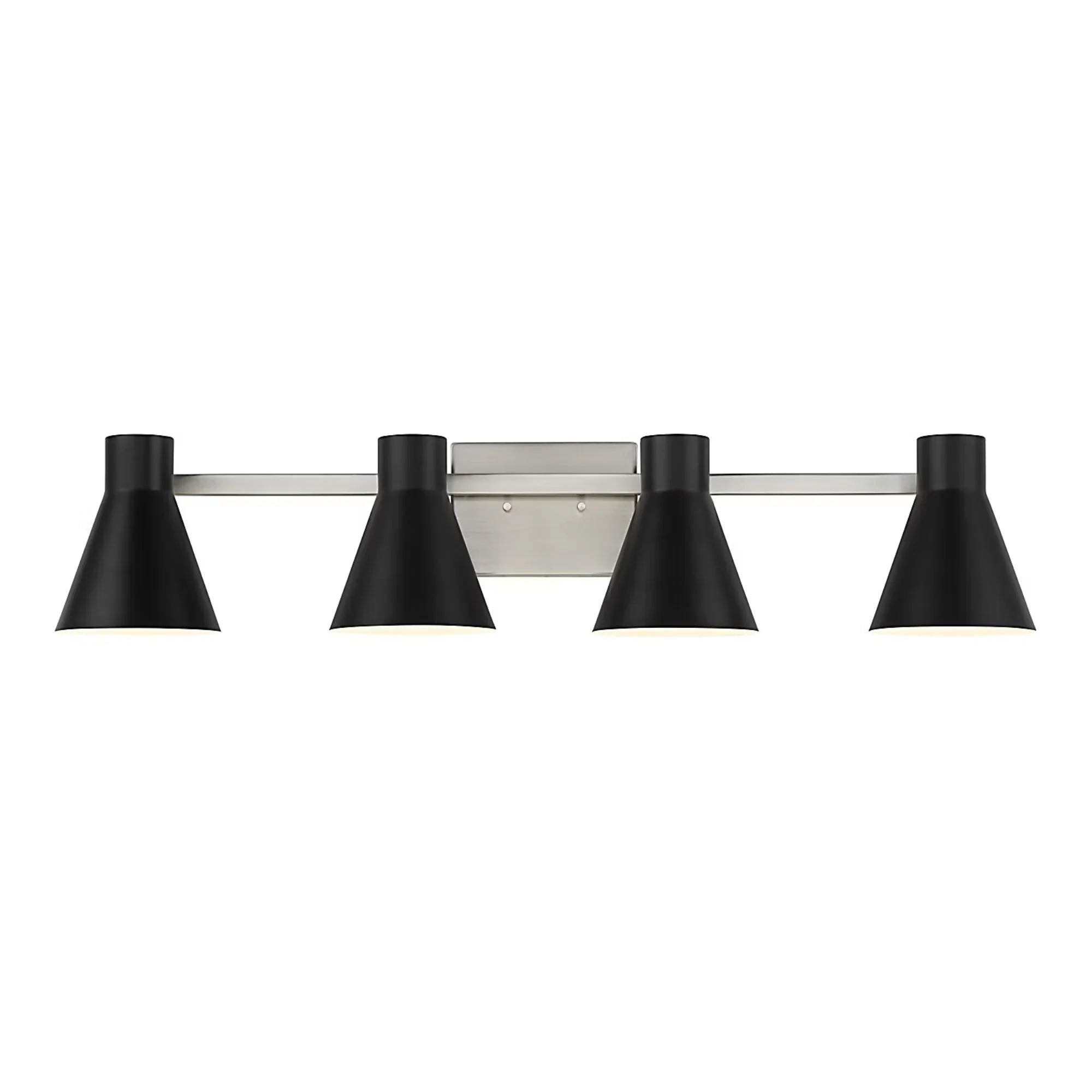 Towner 35" 4-Light LED Bathroom Vanity, Brushed Nickel Finish