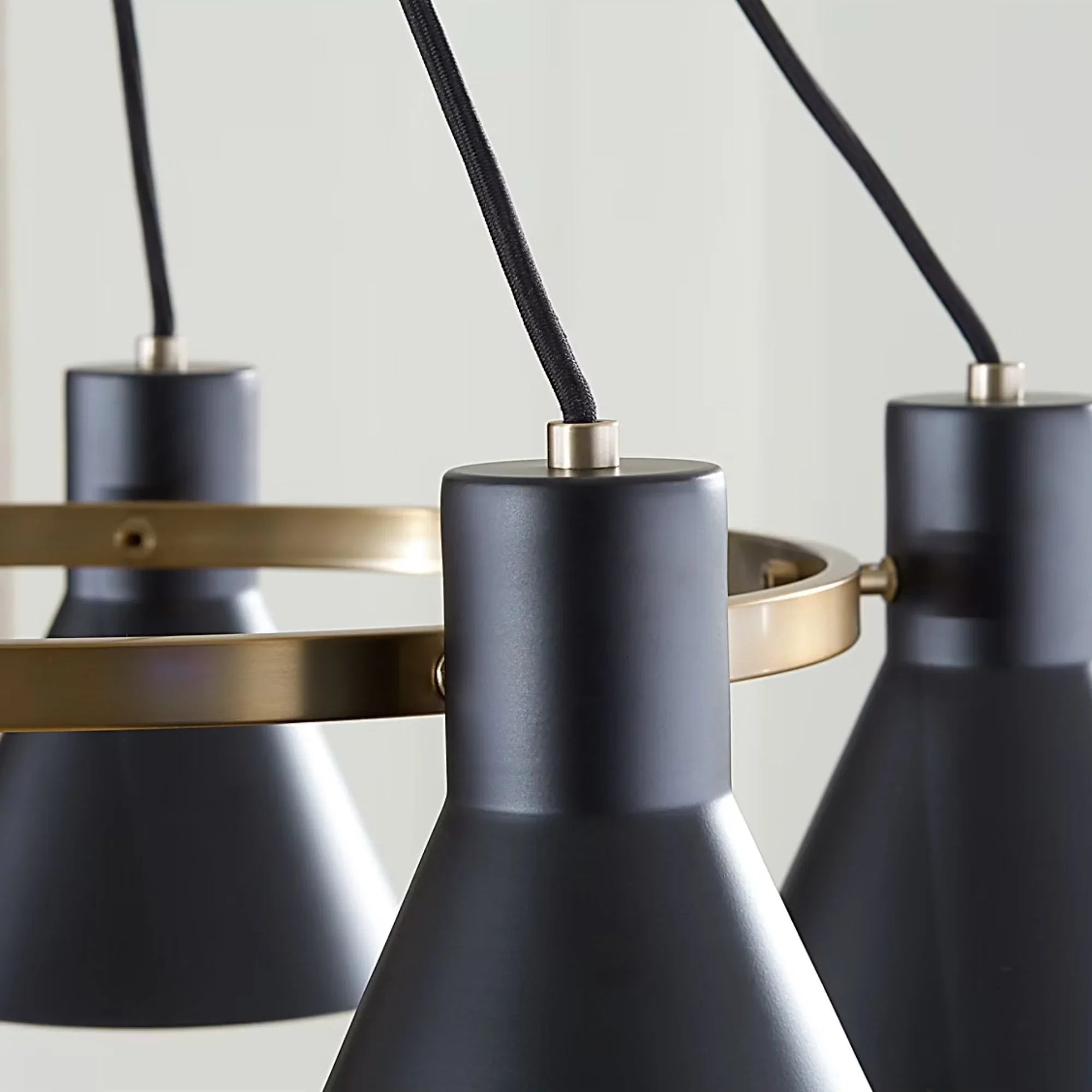 Towner 29" 5-Light LED Chandelier, Satin Brass Finish