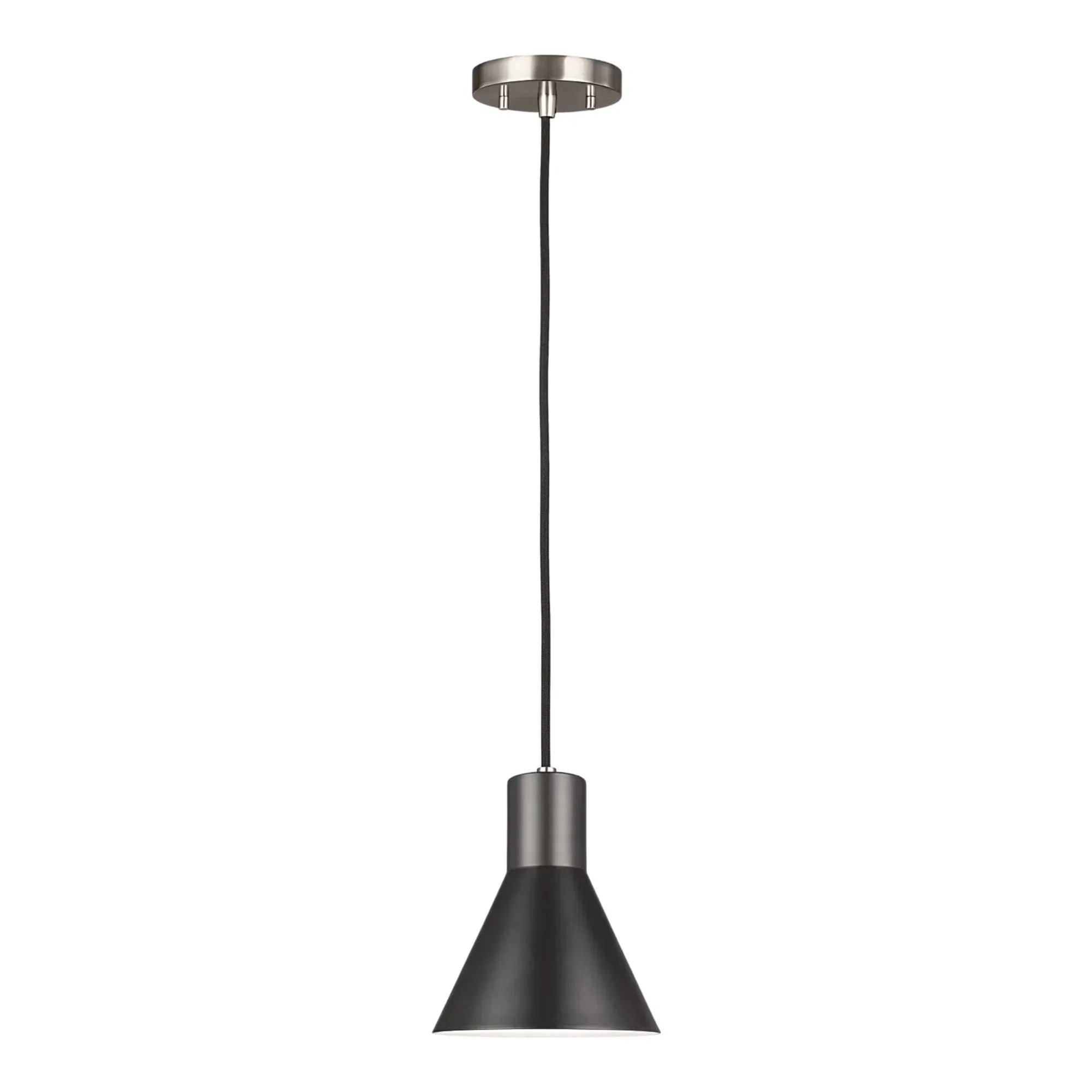Towner 7" Mini Pendant, Brushed Nickel Finish