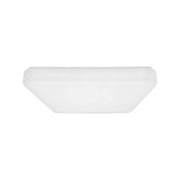Vitus 11" Small LED Square Flush Mount, White Finish