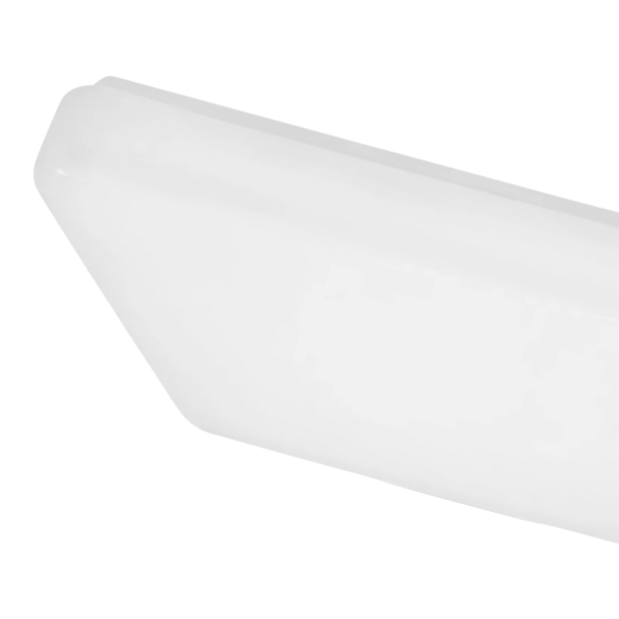 Vitus 16" Large LED Square Flush Mount, White Finish