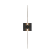 George Kovacs Archer 24 in. Wall Sconce, Coal with Brushed Nickel with Frosted Acrylic