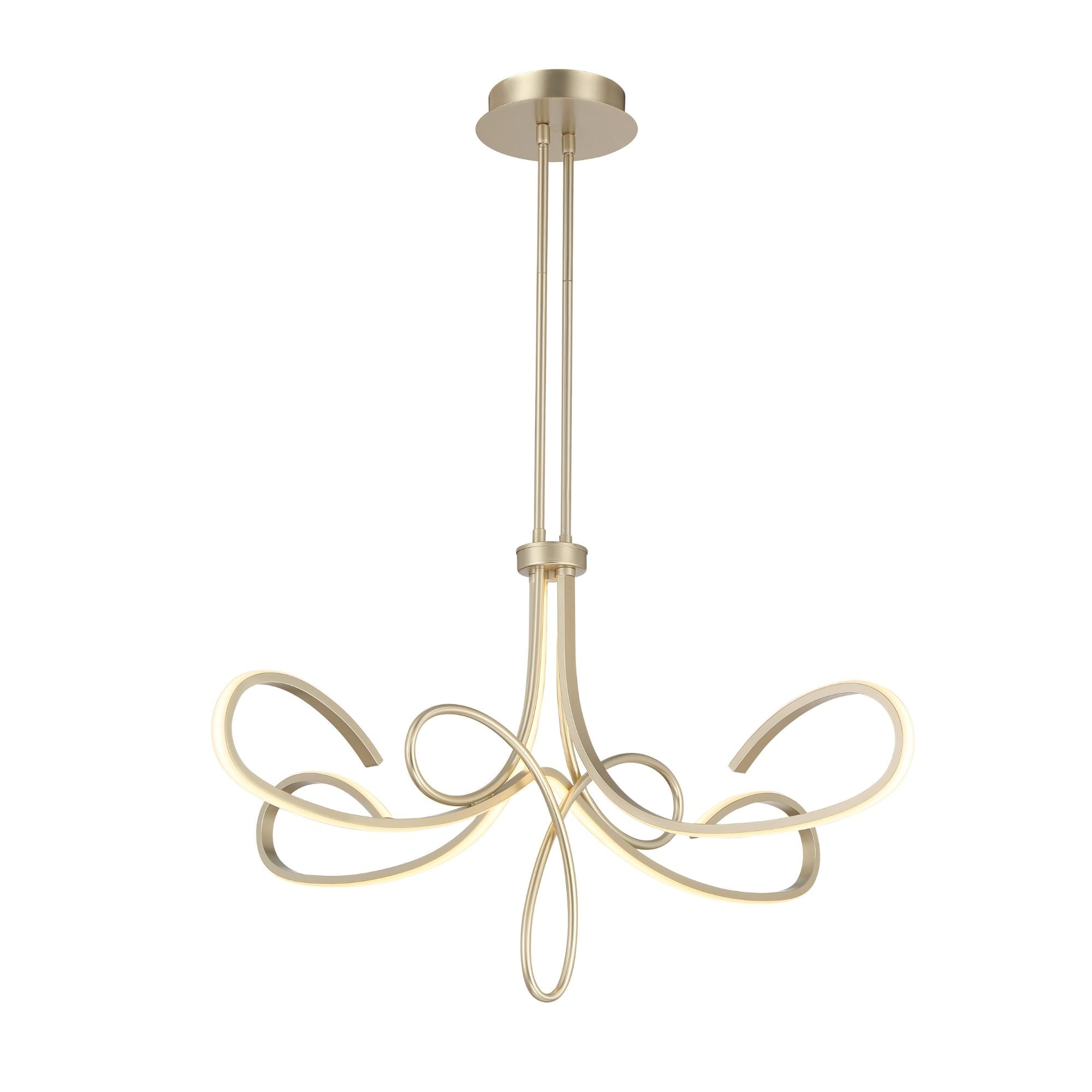 Robin Baron George Kovacs Astor 38 in. LED Chandelier, Soft Gold