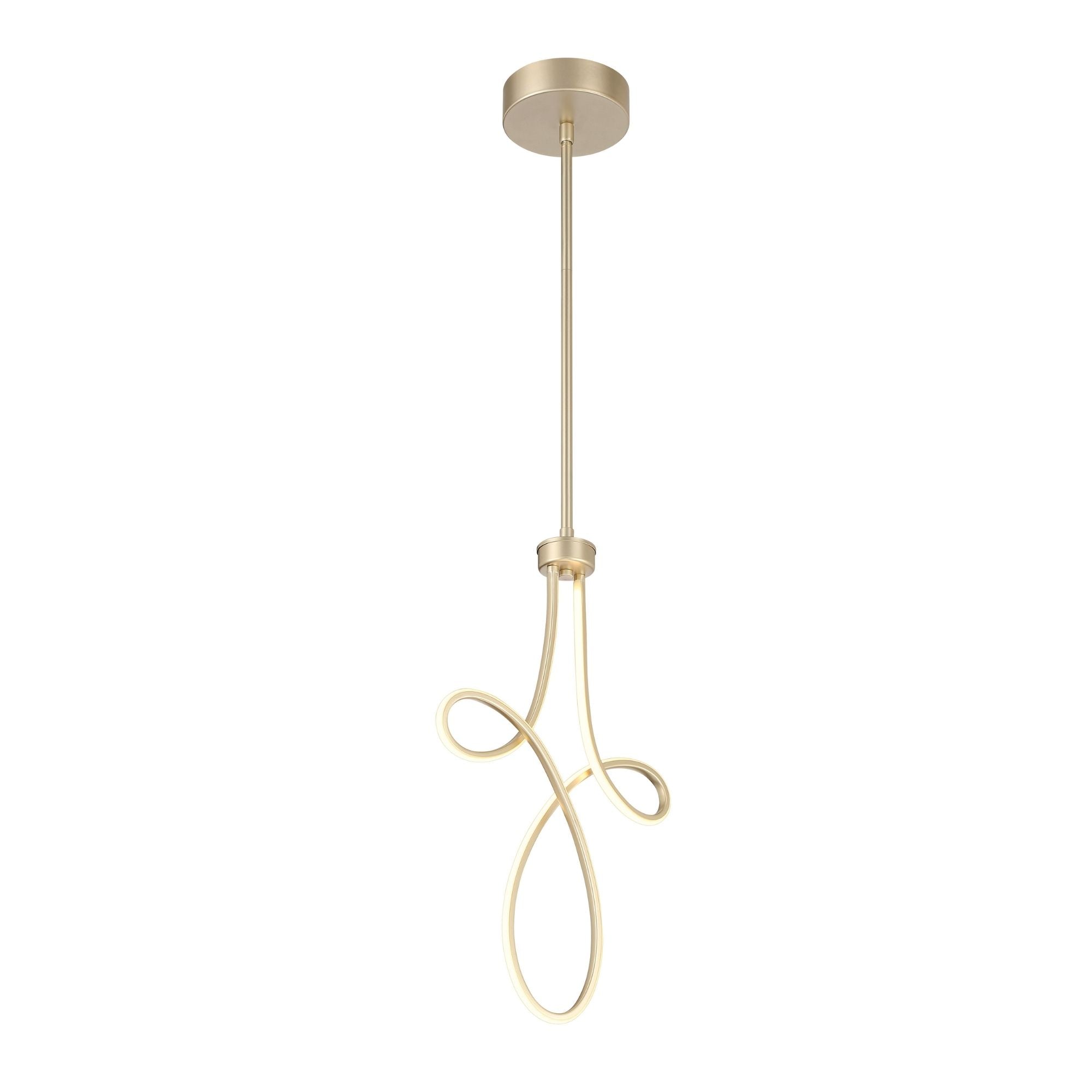 Robin Baron George Kovacs Astor 20.5 in. Mini Pendant, Soft Gold