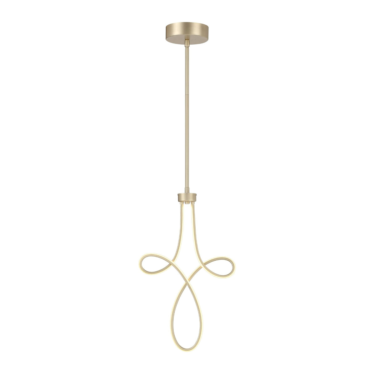 Robin Baron George Kovacs Astor 20.5 in. Mini Pendant, Soft Gold
