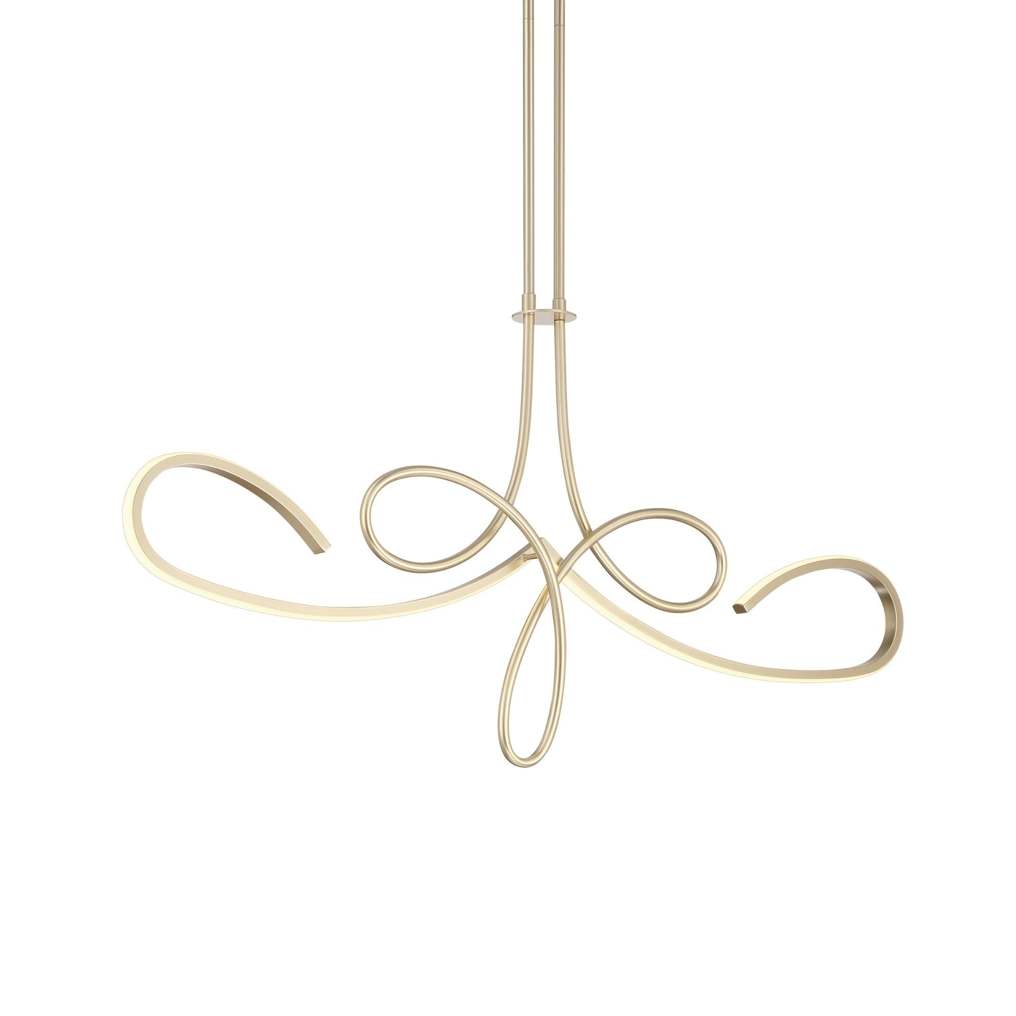 Robin Baron George Kovacs Astor 38 in. LED Pendant Light, Soft Gold