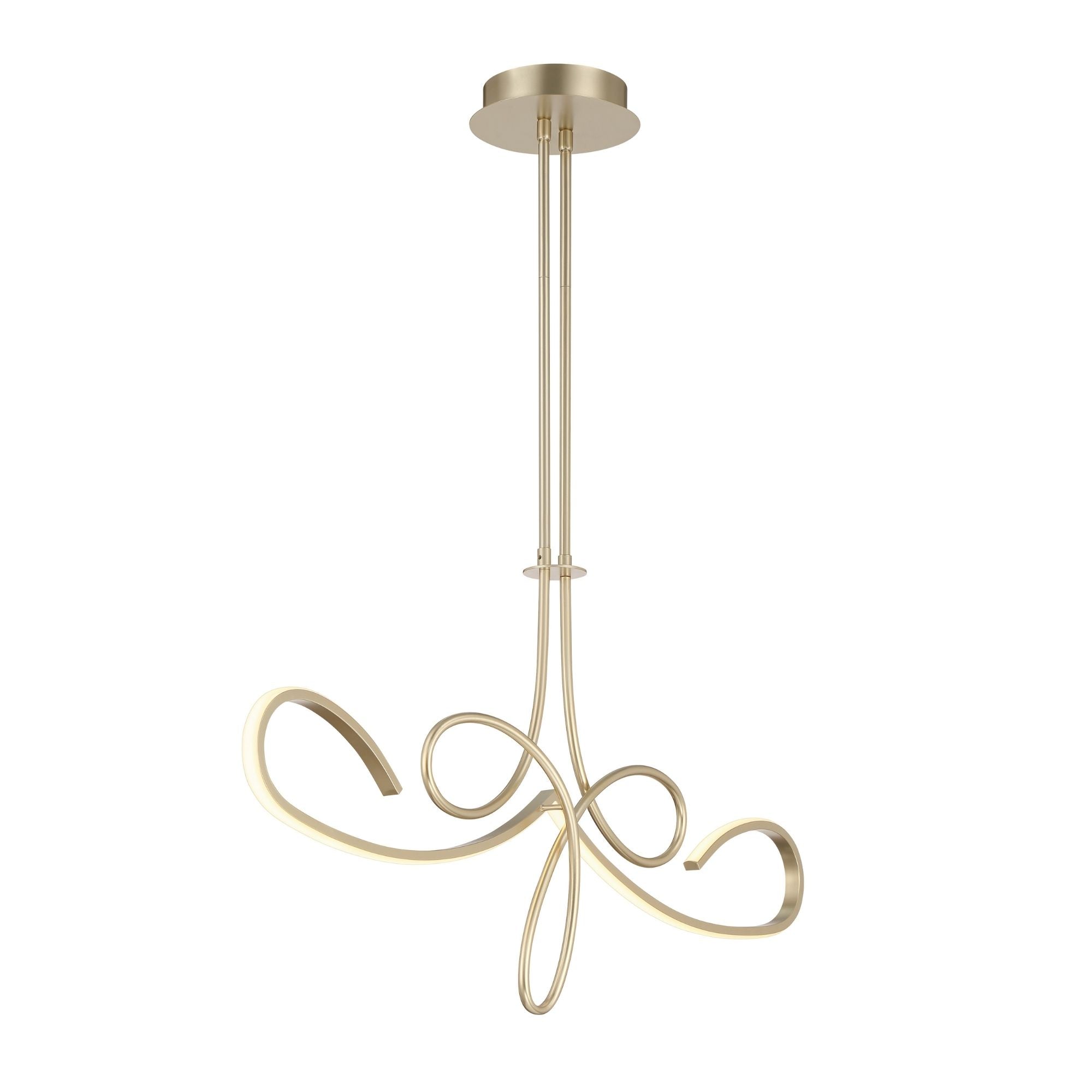 Robin Baron George Kovacs Astor 38 in. LED Pendant Light, Soft Gold