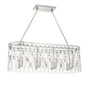 George Kovacs Charming 36.13" 8-Light Island Pendant, Polished Nickel