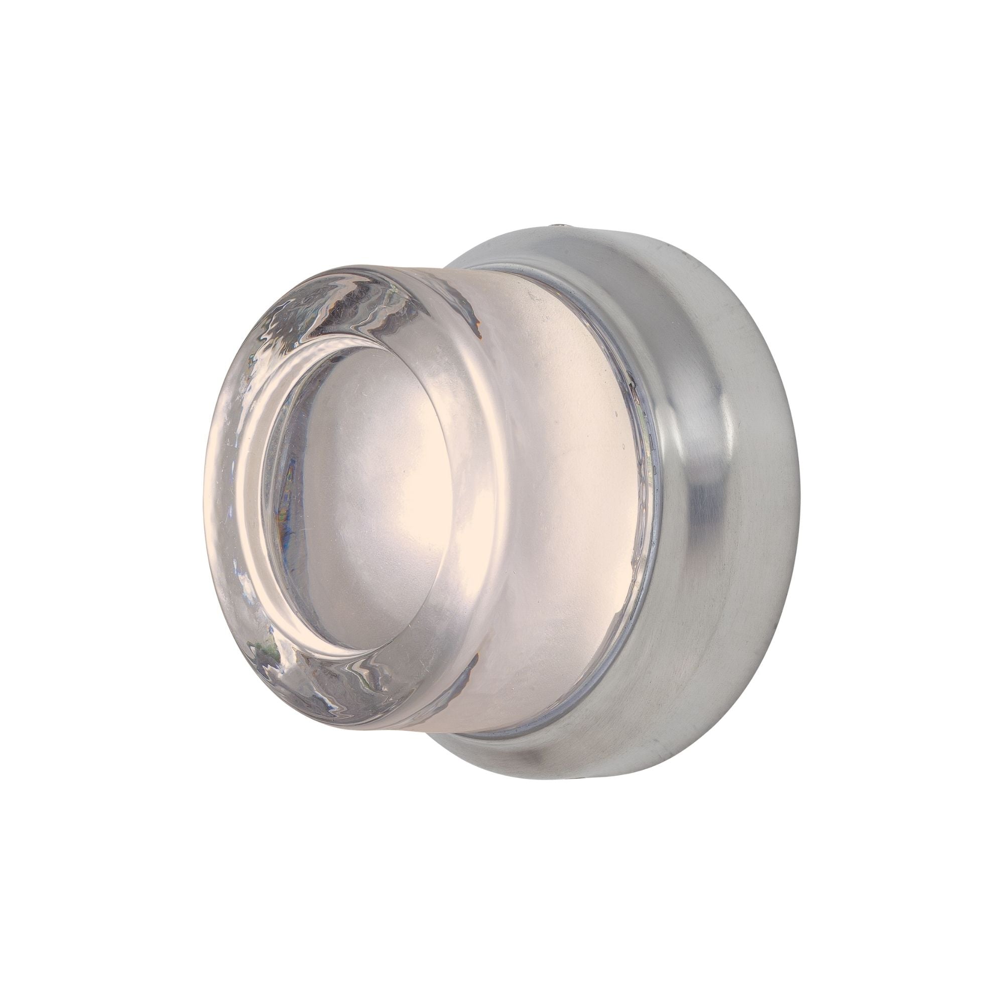 George Kovacs Comet 5 in. Outdoor Sconce, Brushed Aluminum with Clear Glass