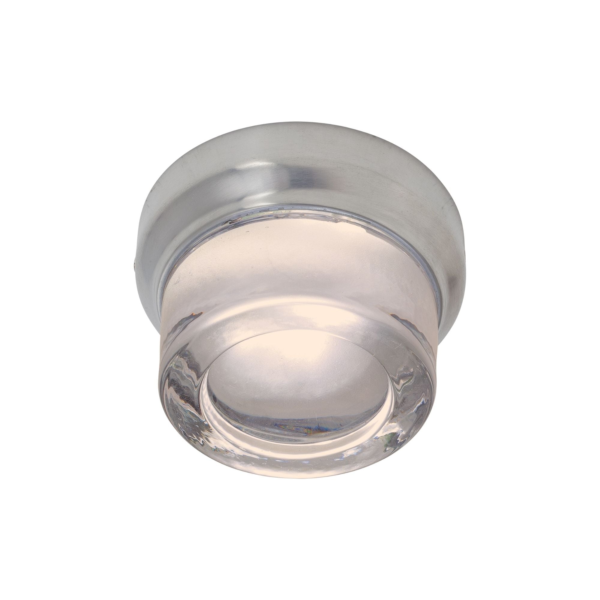 George Kovacs Comet 5 in. Outdoor Sconce, Brushed Aluminum with Clear Glass