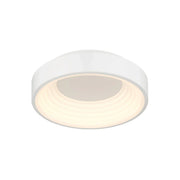Conc 13" LED Flush Mount, Matte White Finish