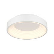 Conc 15" LED Flush Mount, Matte White Finish
