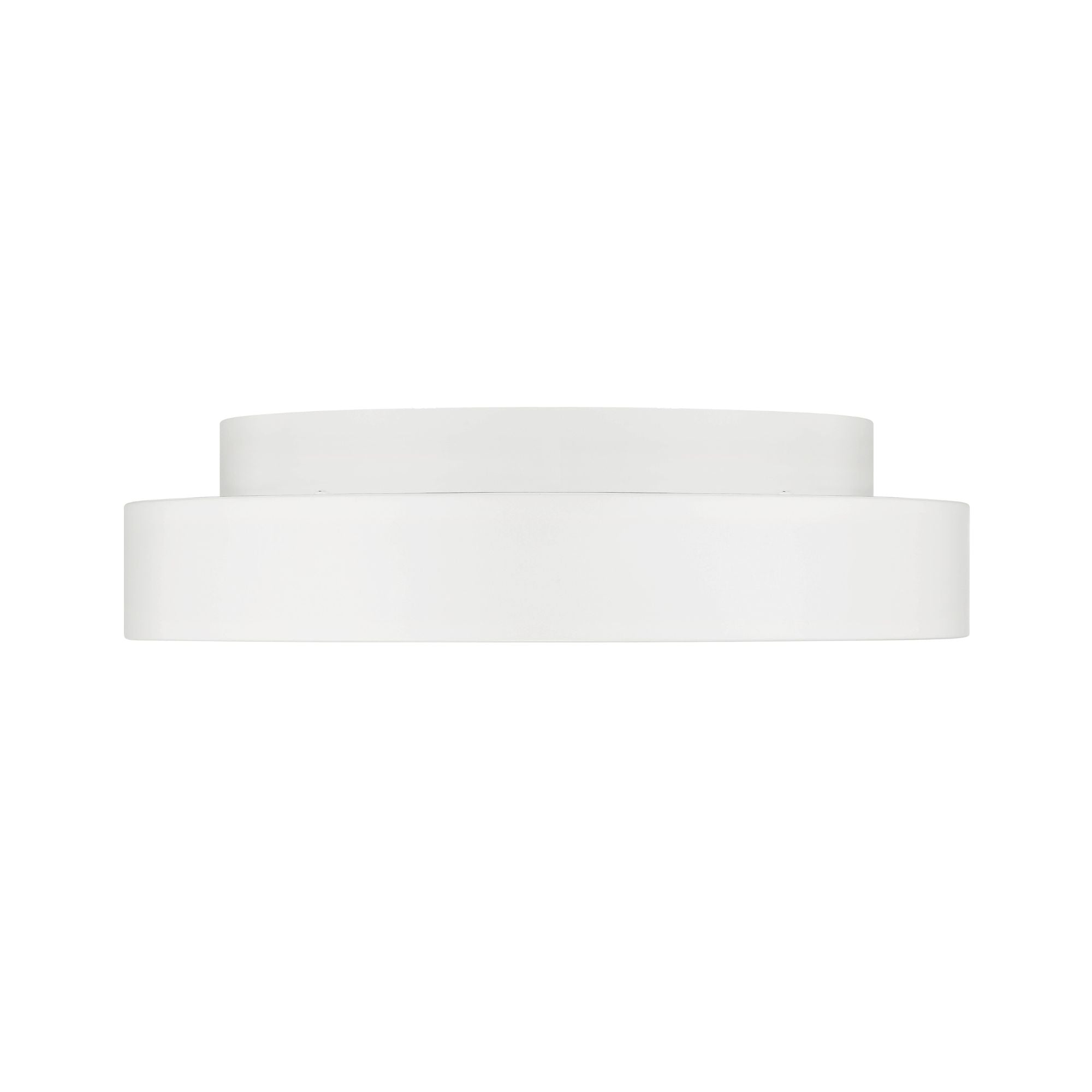 Conc 15" LED Flush Mount, Matte White Finish